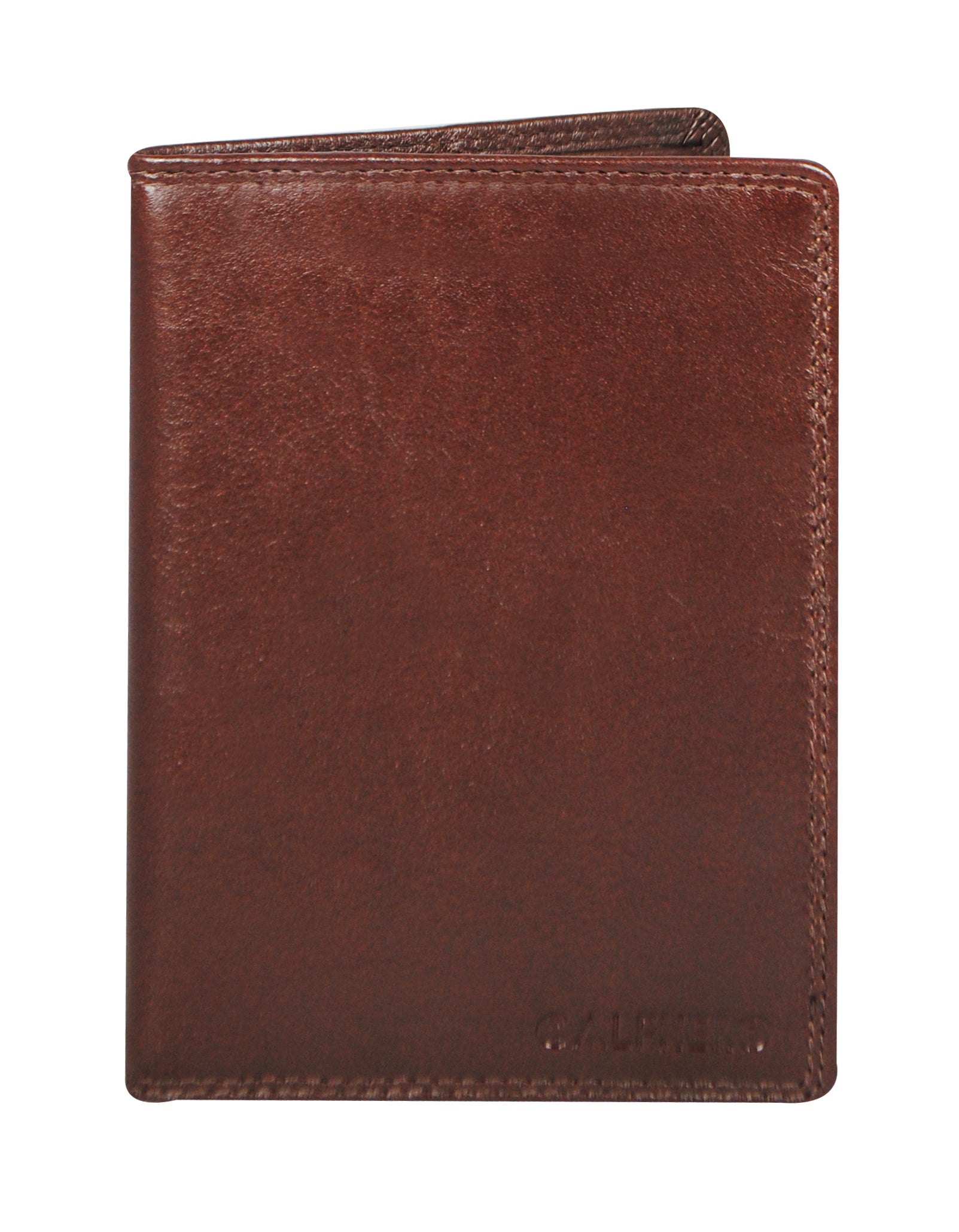 Calfnero Genuine Leather Passport Wallet-Passport Holder (5232-Brown)