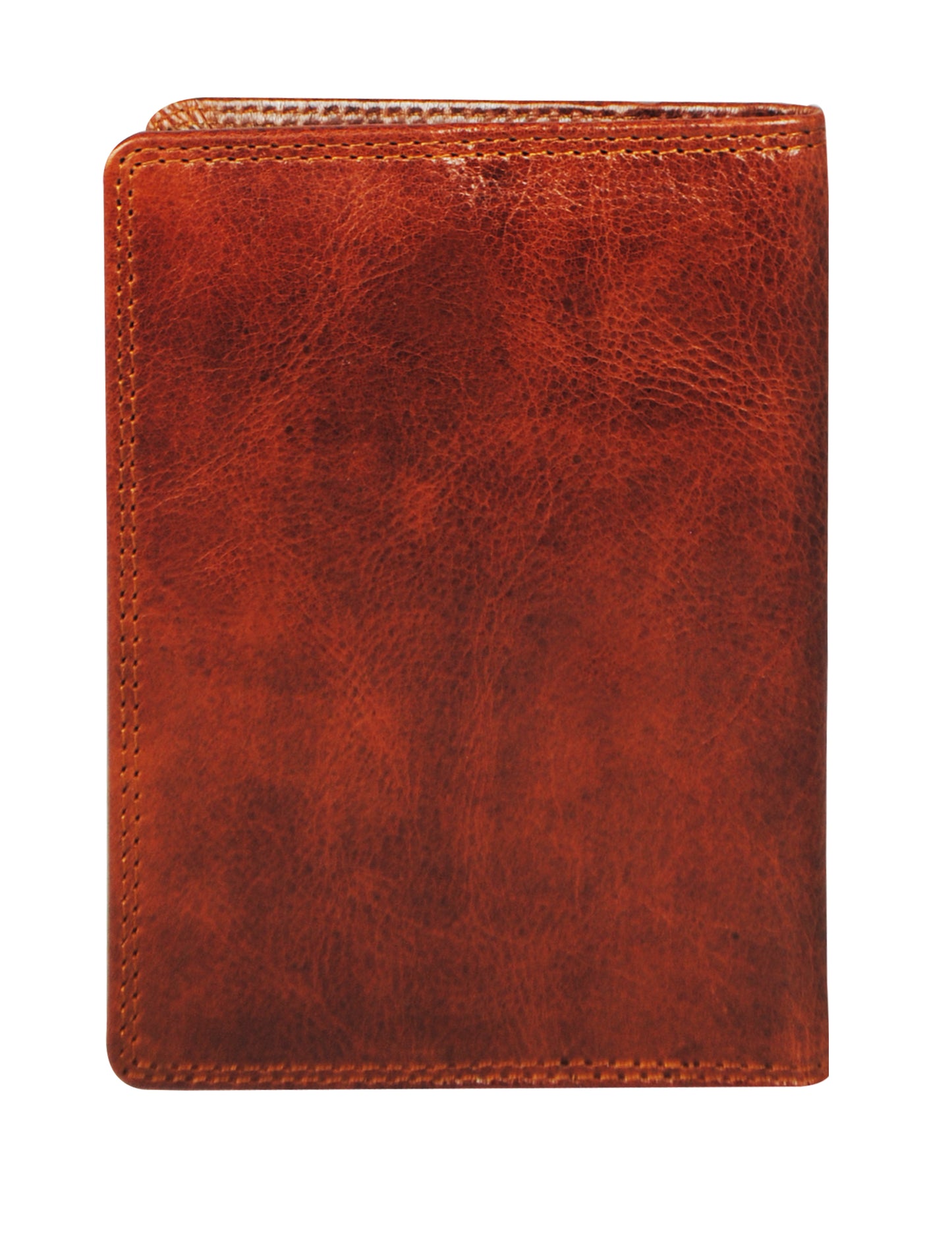 Calfnero Genuine Leather Passport Wallet-Passport Holder (5232-Cognac)