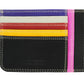 Calfnero Genuine Leather Card Case wallet (570-Multi)