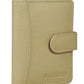 Calfnero Genuine Leather Card Case wallet (602-Beige)