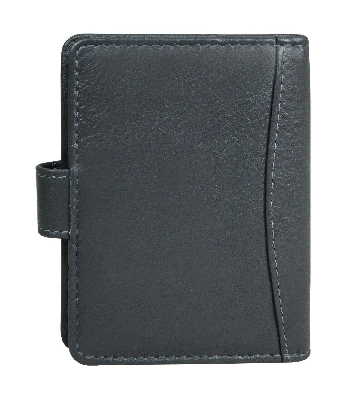 Calfnero Genuine Leather Card Case wallet (602-GREY)