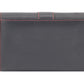Calfnero Genuine Leather Women's Wallet (6022-Black-Red)