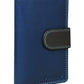 Calfnero Genuine Leather Women's Wallet (6080-Blue-Multi)