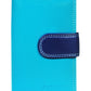 Calfnero Genuine Leather Women's Wallet (6080-Green-Multi)