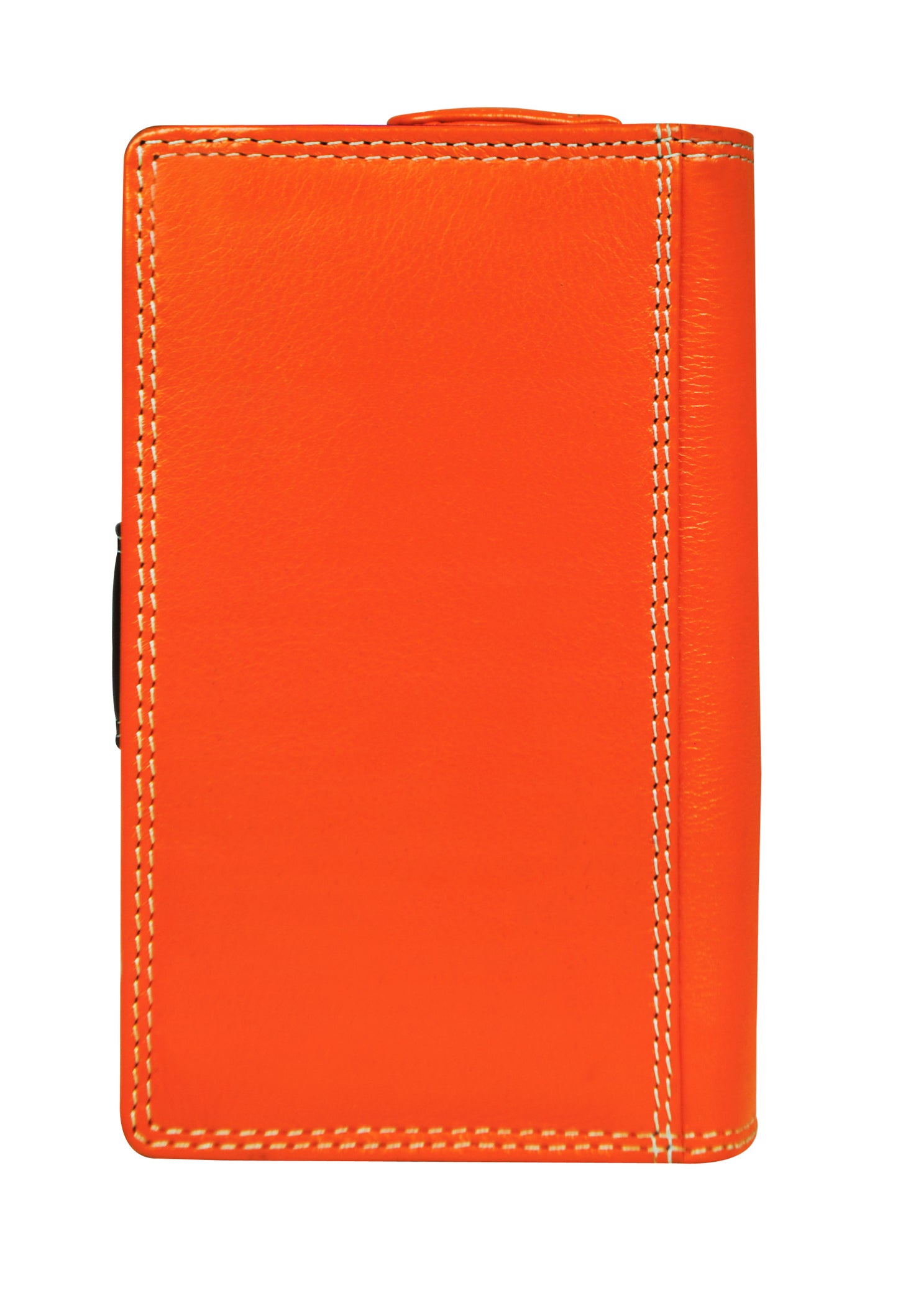 Calfnero Genuine Leather Women's Wallet (6080-Orange-Multi)