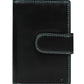Calfnero Genuine Leather Women's Wallet (6081-Black-Multi)