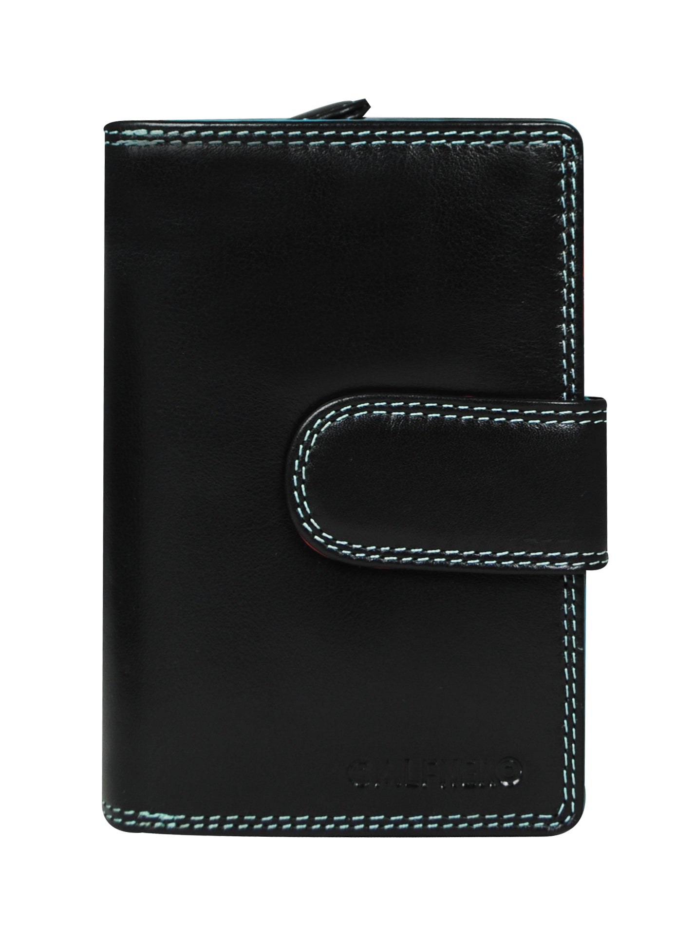 Calfnero Genuine Leather Women's Wallet (6081-Black-Multi)