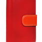 Calfnero Genuine Leather Women's Wallet (6081-Red-Multi)
