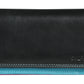 Calfnero Genuine Leather Women's Wallet (6083-Black-Red)