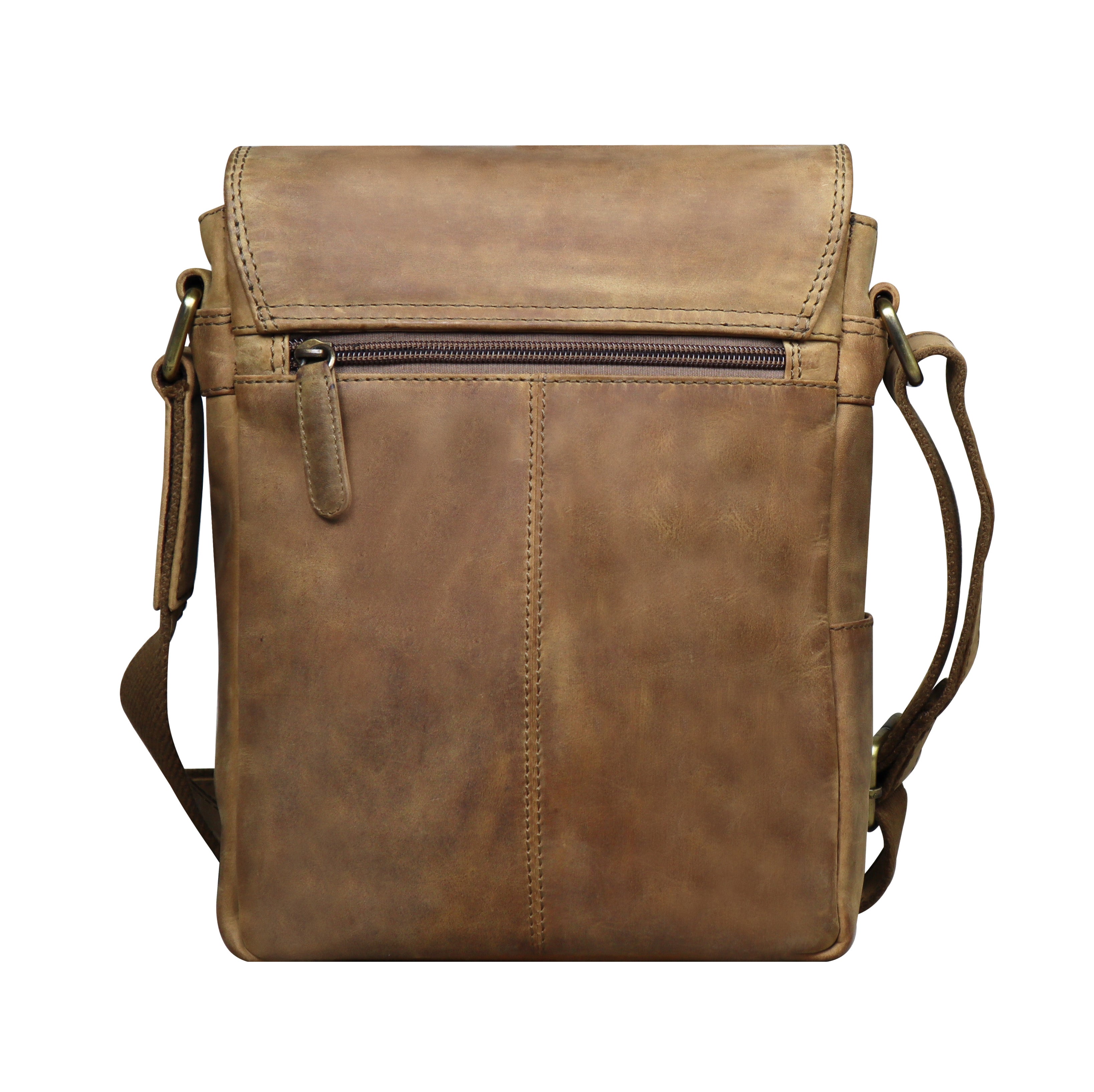 Natural and Hunter Green Canvas Weekender Tote Bag | Hudson Sutler