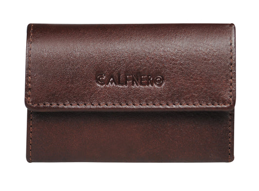 Calfnero Genuine Leather Key Ring (701-Brown)