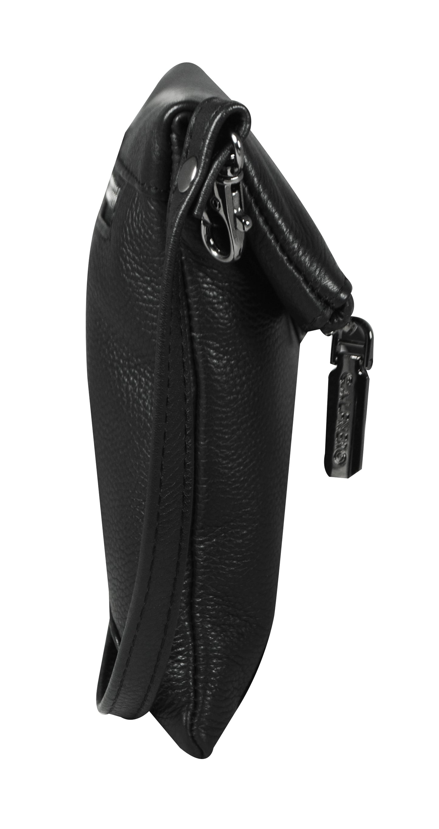 Calfnero Genuine Leather Women's Sling Bag (71176-Black)