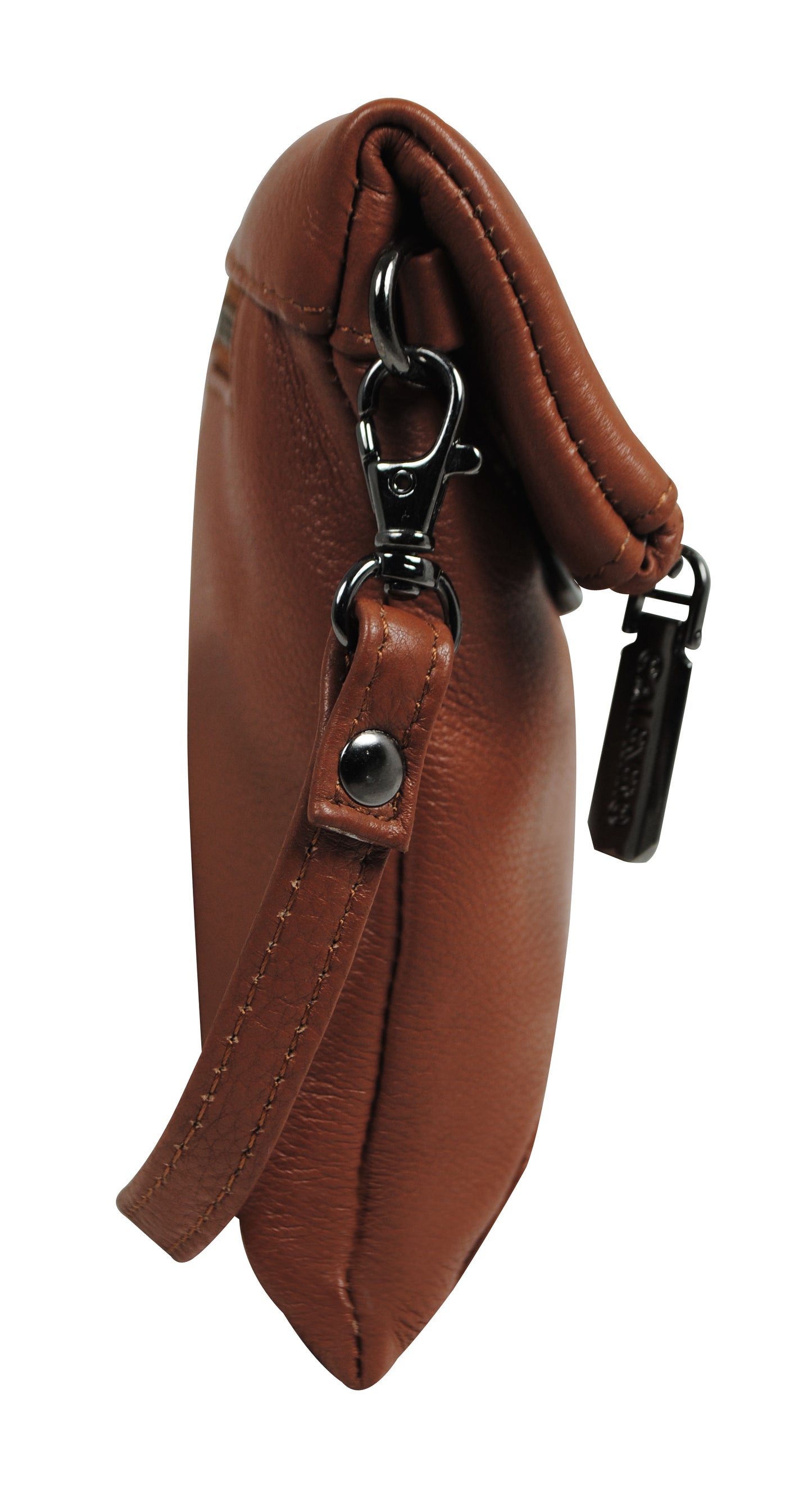 Calfnero Genuine Leather Women's Sling Bag (71176-Camel)