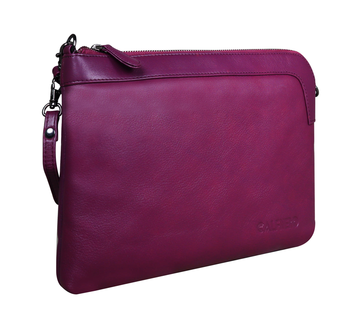 Calfnero Genuine Leather Women's Sling Bag (712660-Brinjal)