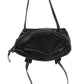 Calfnero Women's Genuine Leather Shoulder Bag (713357-Black)