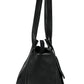Calfnero Women's Genuine Leather Shoulder Bag (713357-Black)