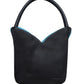 Calfnero Women's Genuine Leather Shoulder Bag (71370-Black-Tarque)