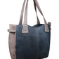 Calfnero Women's Genuine Leather Shoulder Bag (713770-Stone -Grey)