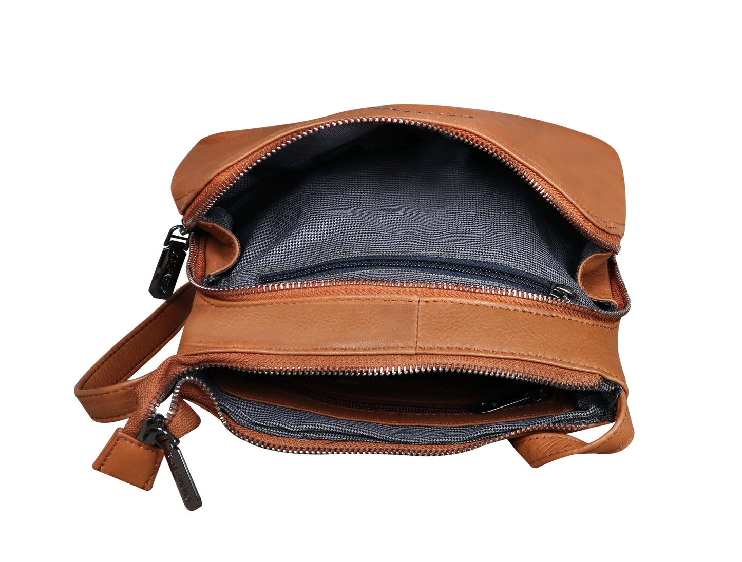 Calfnero Genuine Leather Women's Sling Bag (713935-Camel)