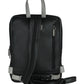 Calfnero Genuine Leather Women's Backpack (71798-Black-Silver)