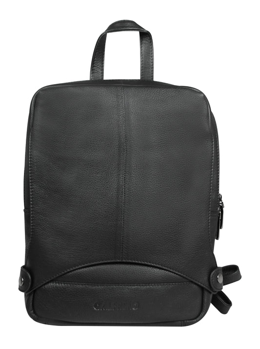 Calfnero Genuine Leather Women's Backpack (71798-Black)