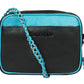 Calfnero Genuine Leather Women's Sling Bag (727485-Black-Blue)