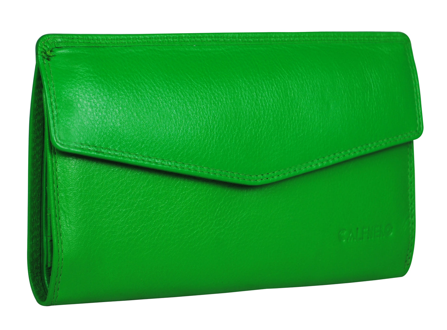 Calfnero Genuine Leather Women's Wallet (740600-Green)