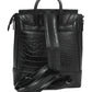 Calfnero Genuine Leather Women's Backpack (931-Black-Coco)