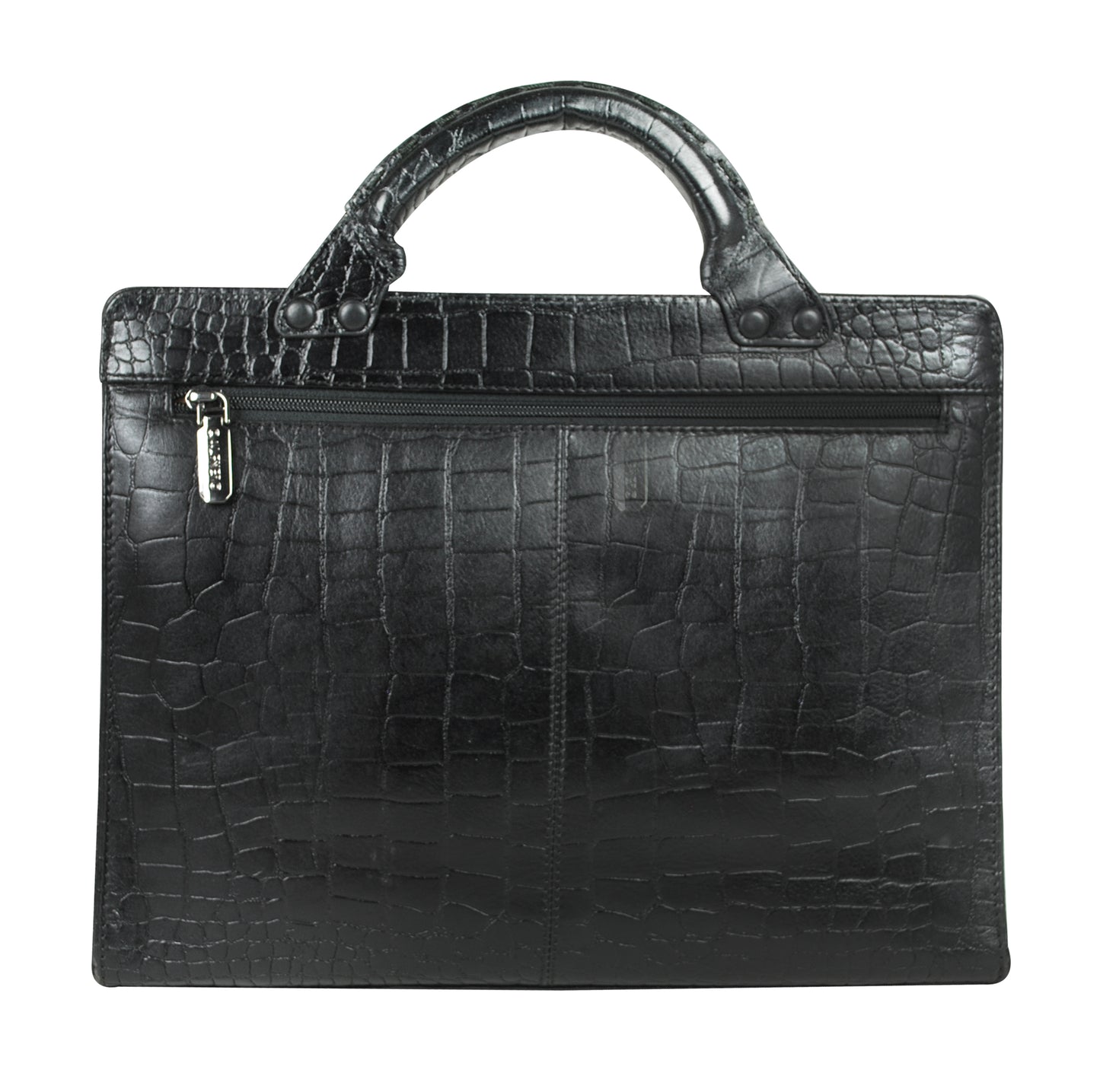 Calfnero Genuine Leather Men's Messenger Bag (A-1724-Black-Coco)