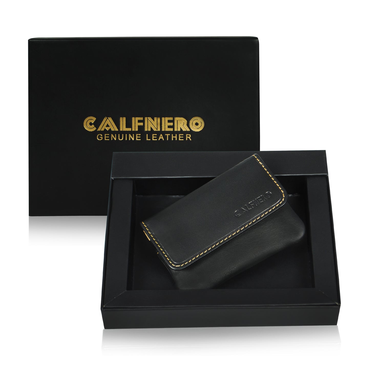 Calfnero Genuine Leather Key Case (AG-81-Black)