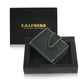 Calfnero Genuine Leather Women's Wallet (AK-81-BLACK-TAN)