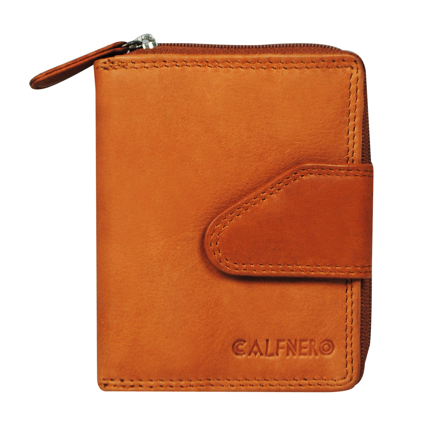 Calfnero Genuine Leather Women's Wallet (AK-81-CAMEL)