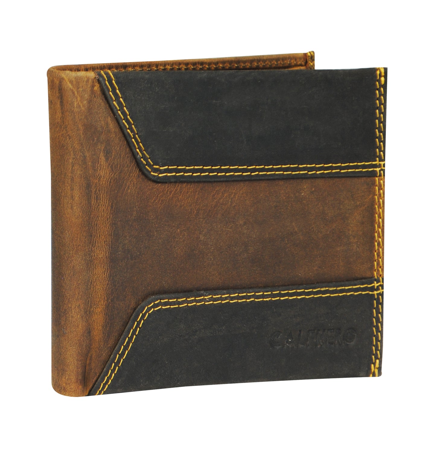 Calfnero Genuine Leather  Men's Wallet (SD-51-Hunter)