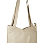 Calfnero Women's Genuine Leather Shoulder Bag (71080-Creame)