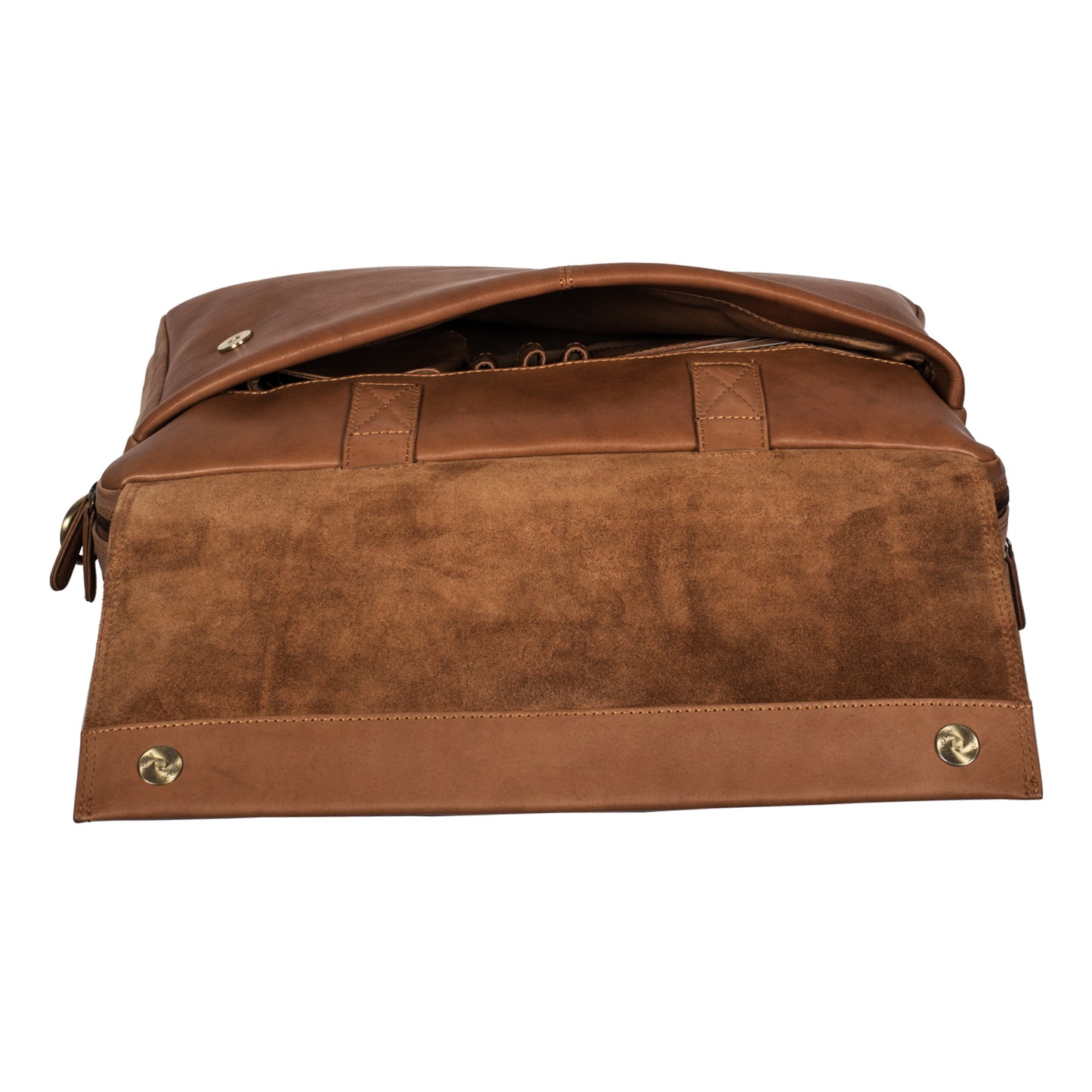 Calfnero Genuine Leather Men's Messenger Bag (B-04-Camel)