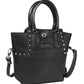 Calfnero Women's Genuine Leather Hand Bag (CON-1-Black)