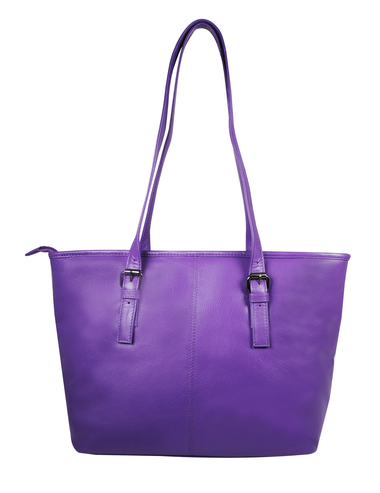 Calfnero Women's Genuine Leather Shoulder Bag (CON-3-Violet-Brinjal)