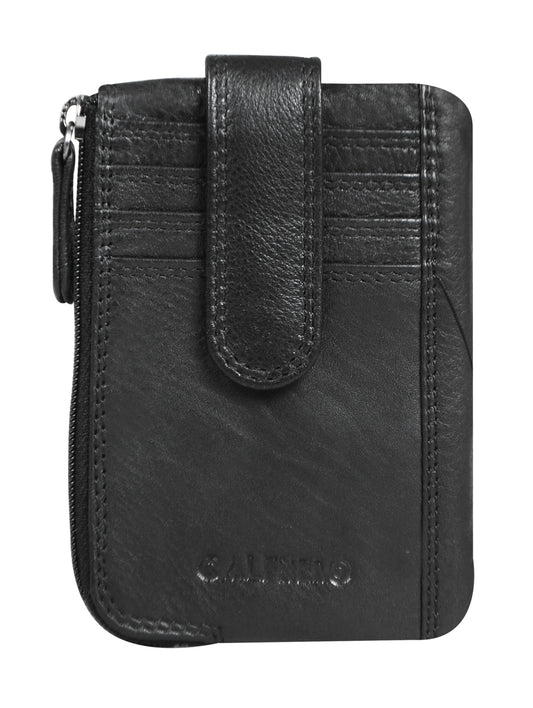 Calfnero Genuine Leather Card Case (D-25-Black)
