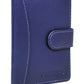 Calfnero Genuine Leather Card Case wallet (602-Purple)