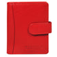 Calfnero Genuine Leather Card Case wallet (602-Red)
