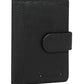Calfnero Genuine Leather Card Case wallet (602-BLACK)