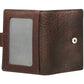 Calfnero Genuine Leather Card Case wallet (603-BROWN)