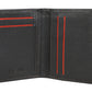 Calfnero Men's Genuine Leather Card Case wallet (S-30-Black)