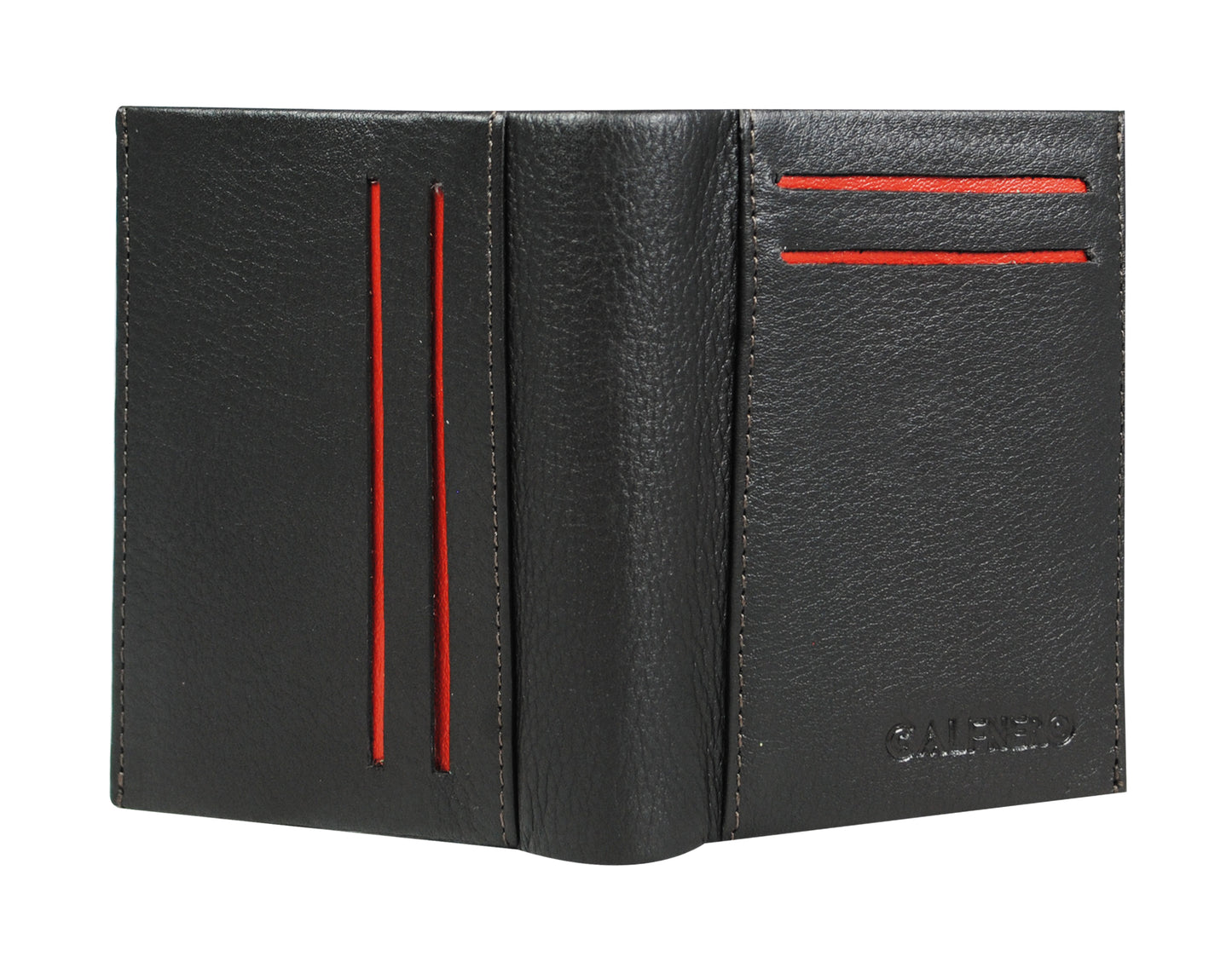 Calfnero Genuine Leather Card Case (S-30-Black)
