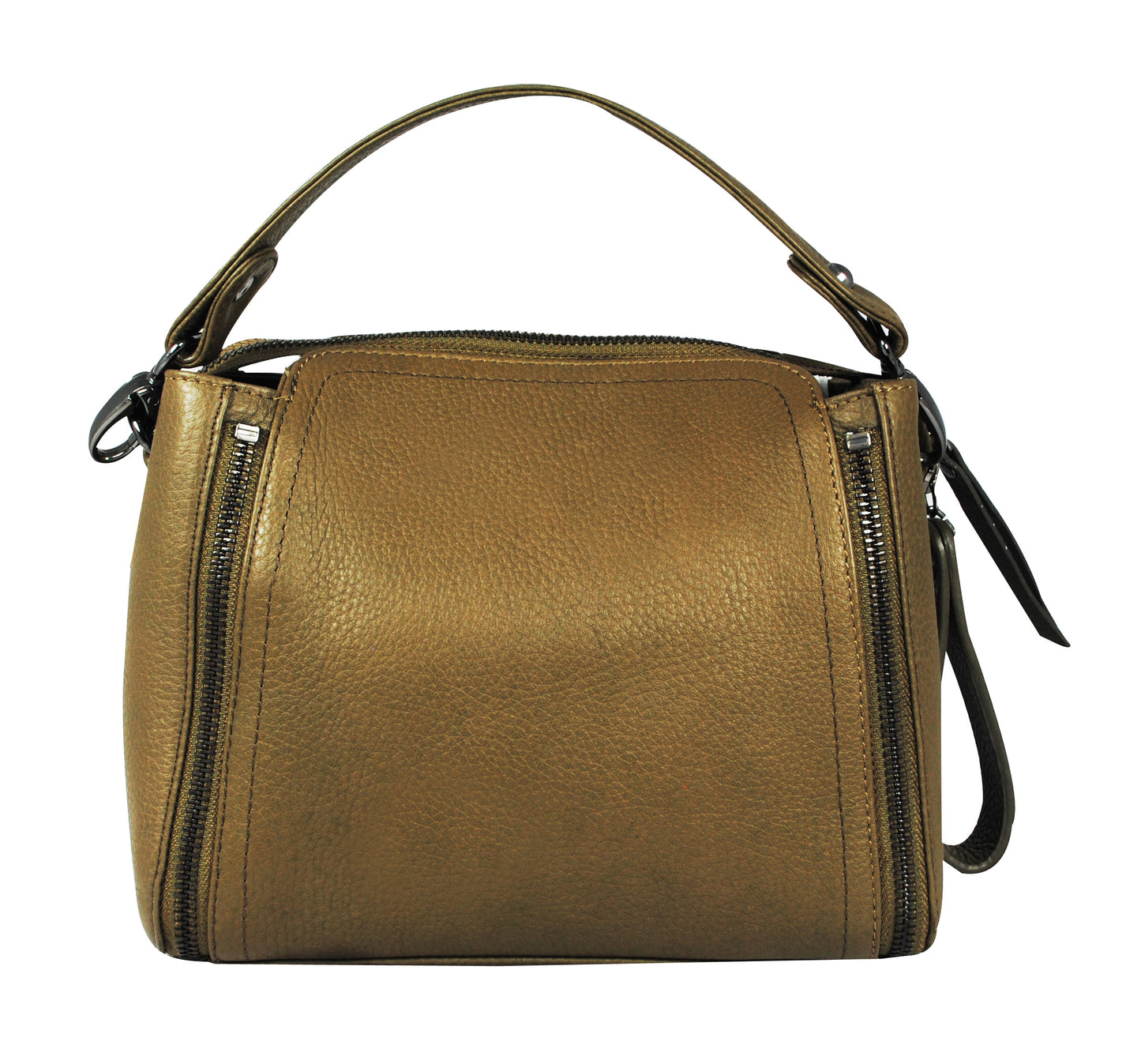 Calfnero Women's Genuine Leather Hand Bag (3044-Olive)