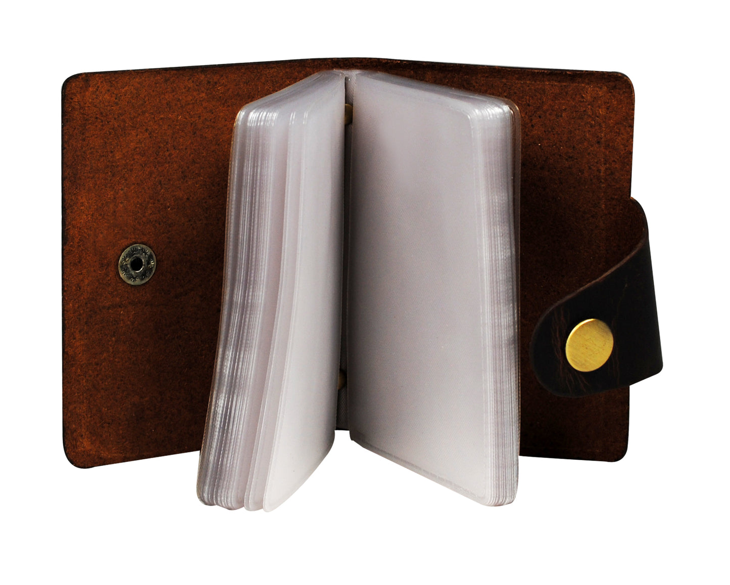 Calfnero Genuine Leather Card Case (70815-Tan)