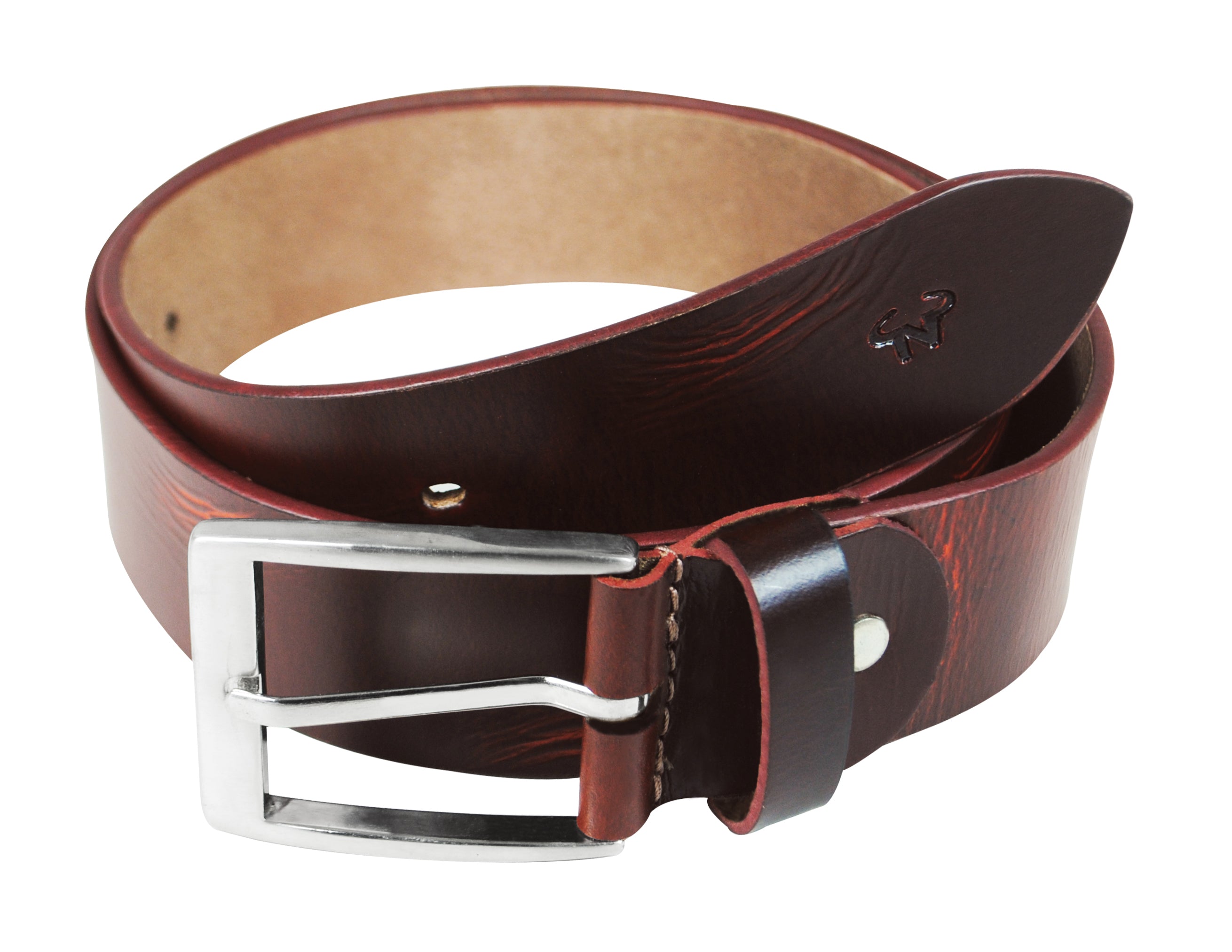 Calfnero Genuine Leather Men's Belt (CB-11-Brown)