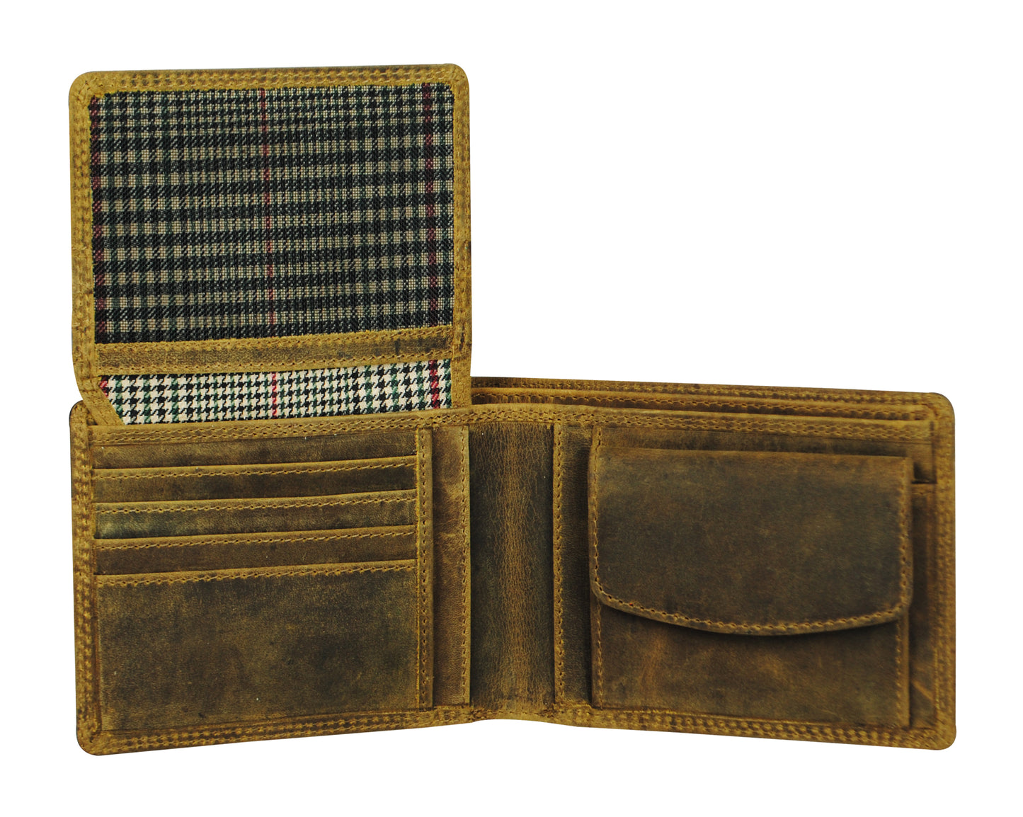 Genuine Leather  Men's Wallet (42105-Hunter)