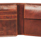 Calfnero Genuine Leather  Men's Wallet (7778-Tan)