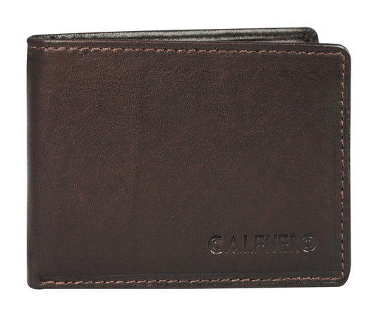 Calfnero Genuine Leather Card Case (100006-Brown)
